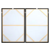 Libra Interiors Impasto Brushstrokes Wall Art – Taupe – Set of 2