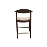 Fern Bar Stool – Walnut & Oatmeal Boucle