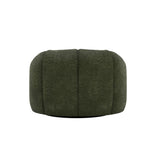 Nao Swivel Lounge Chair – Basil Chenille Bouclé