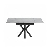 Phoenix 90–150cm Extending Dining Table – Argentina Grey Ceramic