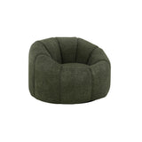 Nao Swivel Lounge Chair – Basil Chenille Bouclé