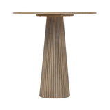 D.I Designs Leckford Ribbed Side Table – Aged Oak