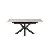 Nova 140–180cm Extending Dining Table – Kamite Grey Ceramic