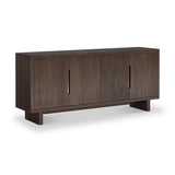 Montague 160cm 4 Door Sideboard – Dark Oak & Brass