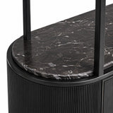 Belvedere Shelving Unit with Storage – Aged Black