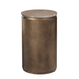 Libra Interiors Belvedere Nesting Side Tables – Royal Gold – Set of 2