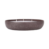 Libra Interiors Samui 3 Wick Candle Bowl – Hammered Brown