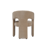 Alba Upholstered Dining Chair – Almond Textured Cord