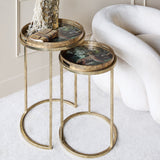 Libra Interiors Lounging Leopard Side Tray Tables – Set of 2