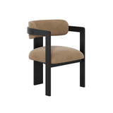 Mai Dining Chair – Velvet – Mole