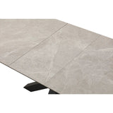 Nova 140–180cm Extending Dining Table – Kamite Grey Ceramic
