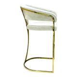 Monaco Barstool – Cream & Gold