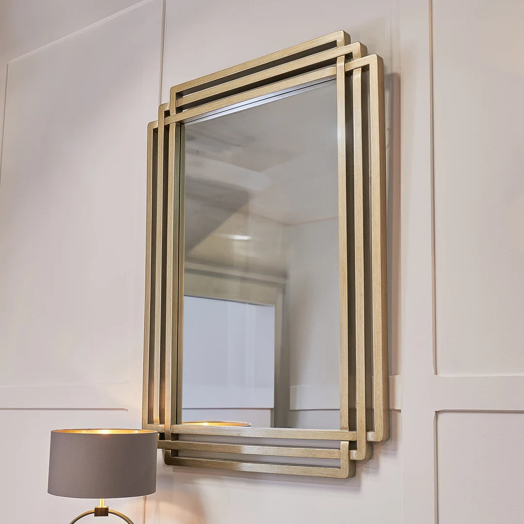 Oswin Mirror – Champagne Silver