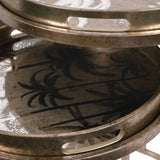 Libra Interiors Palm Tree Side Tray Tables – Set of 2