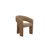 Alba Upholstered Dining Chair – Mole Velvet