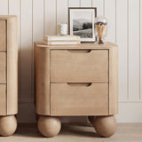 Shibui Bedside Table – Almond Mango Wood