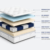 Noctis 3000 Pocket Spring Pillowtop Mattress – Medium Firm