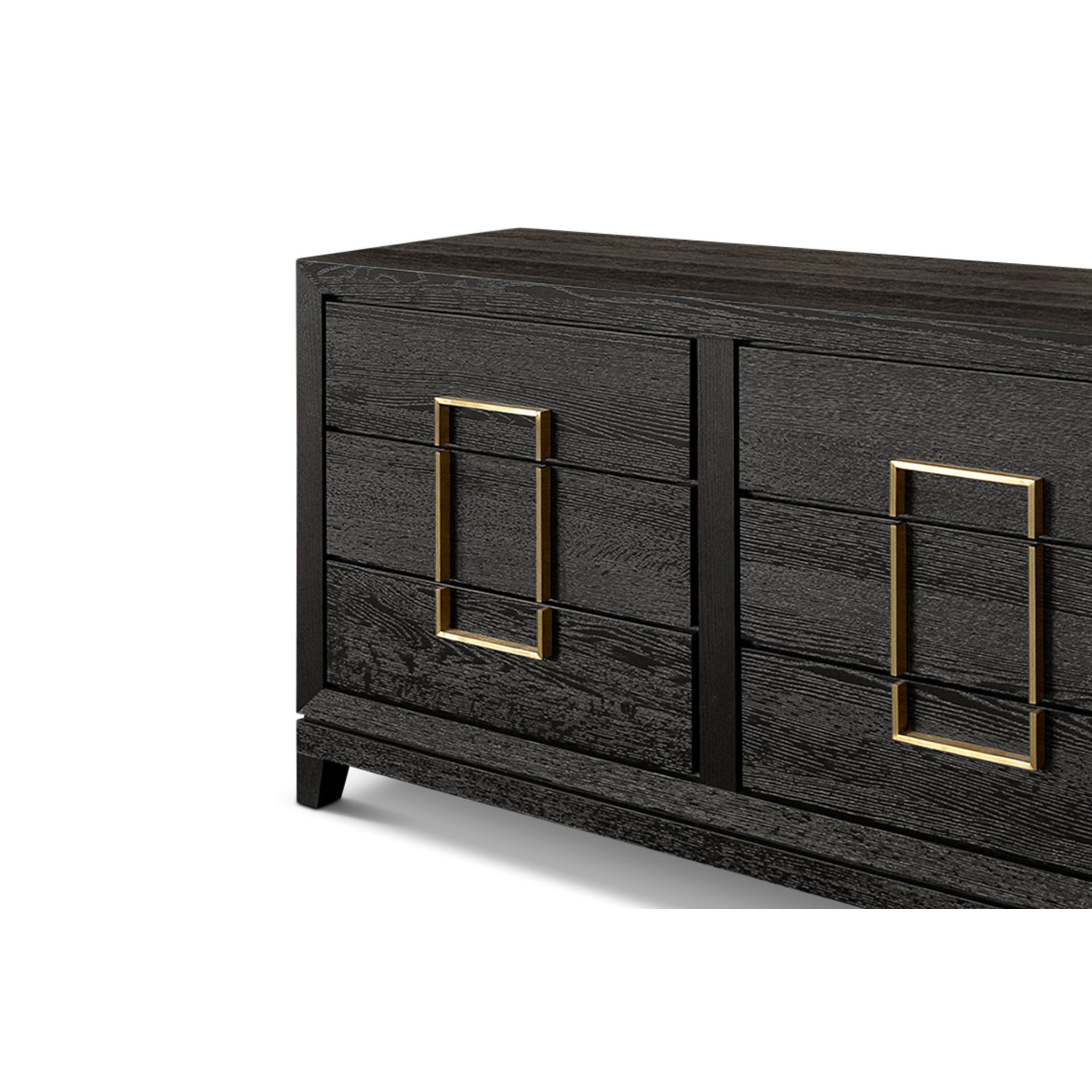 Berkeley Designs Lucca 6 Drawer Chest of Drawers – Dark Brown Oak