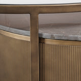 Libra Interiors Belvedere Nesting Coffee Tables – Royal Gold – Set of 2