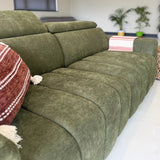 Molly 3 Seater Electric Sofabed – Olive