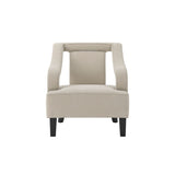 Sofia Upholstered Chair – Ivory Velvet