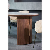 Isabella 200cm Dining Table – Walnut & Pandora Stone Top