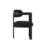 Mai Dining Chair – Velvet – Black