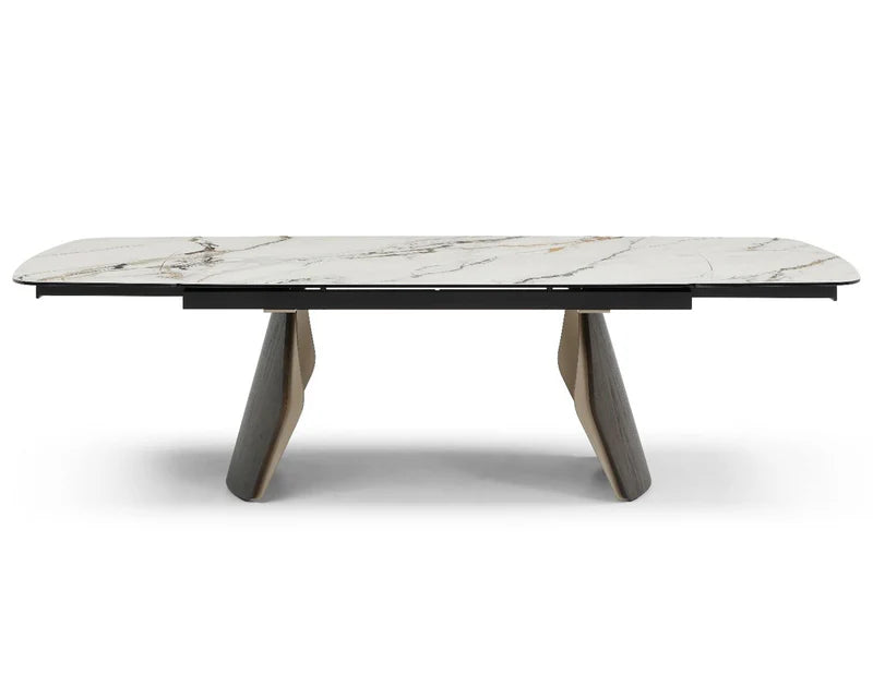 Fidenza 180–260cm Extending Dining Table & Milo Chairs Set