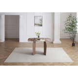 Sienna 120cm Dining Table – Walnut & Pandora Vendome