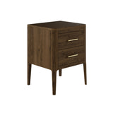 D.I Designs Abberley 2 Drawer Bedside Table – Brown Oak
