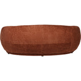 Libra Interiors Waverley Curved Sofa – Terracotta Chenille