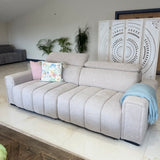 Molly 3 Seater Electric Sofabed – Beige