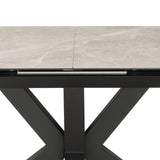 Nova 140–180cm Extending Dining Table – Kamite Grey Ceramic