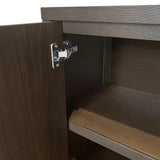Montague 160cm 4 Door Sideboard – Dark Oak & Brass