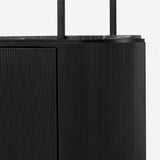 Belvedere Shelving Unit with Storage – Aged Black