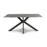 Nova 160cm Dining Table – Deep Grey Marble Ceramic