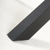 Nova 160cm Dining Table – Deep Grey Marble Ceramic