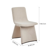 Marsia Dining Chair – Mink Velvet - Set of 2