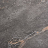 Nova 80cm Square Dining Table – Deep Grey Marble Ceramic
