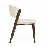 Castello Dining Chair – Walnut & Cream - Set of 2
