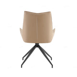 Monroe Swivel Dining Chairs – Mink PU – Set of 2