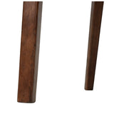 Zara Upholstered Dining Chair – Walnut & Taupe – Set of 2