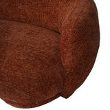Libra Interiors Waverley Curved Sofa – Terracotta Chenille