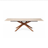 Serena 160–240cm Extending Dining Table – Champagne