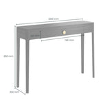 D.I Designs Abberley Console Table – Black Oak
