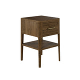 D.I Designs Abberley 1 Drawer Bedside Table – Brown Oak