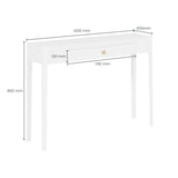D.I Designs Abberley Console Table – White Oak