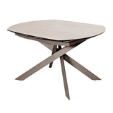 Libra Interiors Themsby 130–190cm Extendable Dining Table – Warm Stone
