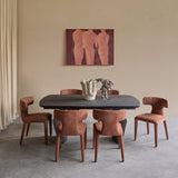Libra Interiors Branwick 180–270cm Extendable Dining Table – Deep Charcoal