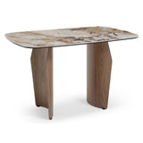 Sienna 120cm Dining Table – Walnut & Pandora Vendome